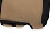 Rugged Ridge Neoprene Rear Seat Cover; Black/Tan (07-18 Jeep Wrangler JK 4-Door)